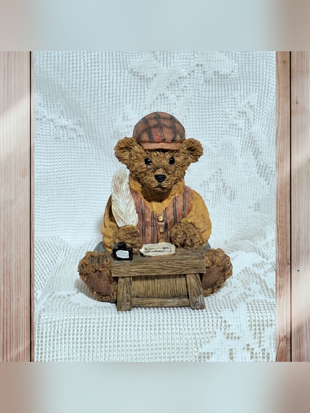Vintage "Love Letters" Kuddles Korner Bear Home Interiors 1999 #14011-99